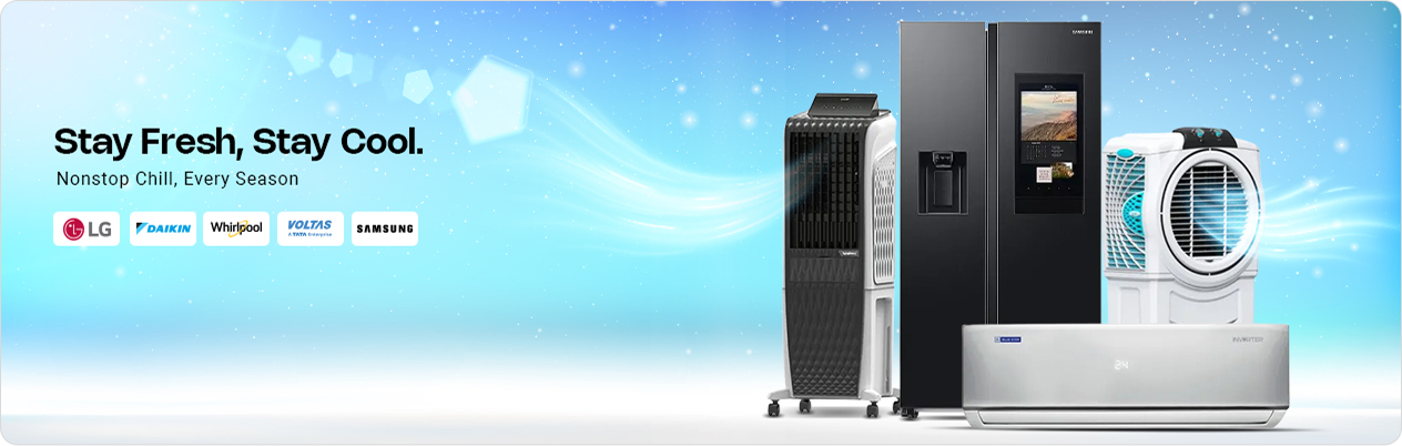 Stay Fresh, Stay Cool cooling appliances banner